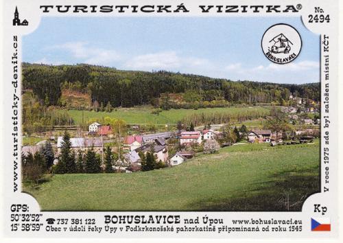 Turistická vizitka Bohuslavice nad Úpou